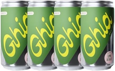 Ghia Non-Alcoholic Lime Salt Le Spritz, 8 Fl Oz (4-Pack) | Mocktail & Cocktail Mixer, Zero Proof Sparkling Apéritif with Soothing Herbal Extracts
