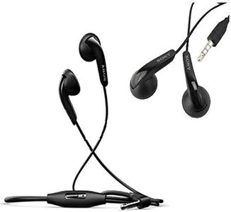 Sony Wired in-Ear Stereo Headphone with Mic, Black