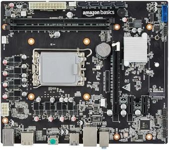 Amazon Basics Desktop Motherboard H610 | Intel LGA 1700 Socket | Supports 12th/13th/14th Gen Intel Core Series Processors | DDR4 Compatible | Supports DDR4 3200MHZ | 3-Years Warranty (First in India)