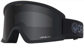 Dragon Unisex DX3 L OTG Snow Sport Goggle - Blackout Frame | Lumalens Dark Smoke Lens