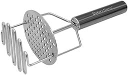 Baker's Secret - Stainless Steel Potato Masher, Potato Ricer, Kitchen Essentials - Black Handle