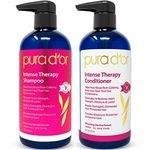 PURA D'OR Intense Hair Repair Therapy 2-Piece System for Damaged, Distressed, Over-Processed Hair