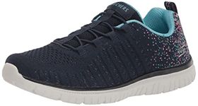 Skechers-Navy/Blue-Women's Casual Shoes-104411-NVBL-VIRTUE UK4