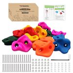 Trymaker Rock Climbing Holds,Climbing Wall for Kids,Climbing Set for Adult Indoor and Outdoor