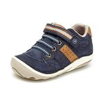 Stride Rite-Boys Artie Toddler Lightweight Leather Sneaker, navy, 3 M US-Infant