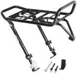 Vincita Front Rack for Bicycle - Cargo Rack for 16"-28" Wheels - Spring Clamp & Bungee Hook Anchor - 22 Lb Load Capacity - Ideal for Road, City, Hybrid Bikes & Ebikes.