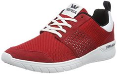 Supra Men’s SCISSOR Low-Top Sneakers Red Size: 7