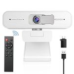 Zoom Certified, NexiGo N940P 2K Zoomable Webcam with Remote and Software Controls | Sony Starvis Sensor | 1080P@ 60FPS | 3X Zoom in | Dual Stereo Microphone, for Zoom/Skype/Teams/Webex (White)