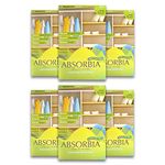 Absorbia Moisture Absorber Hanging Pouch | Mountain Fresh Fragrance - Pack of 6 (440 gms X 6 pouches) | Absorption Capacity 1000ml each | Odour Absorber & Dehumidifier for Wardrobe, Closet & Bathroom