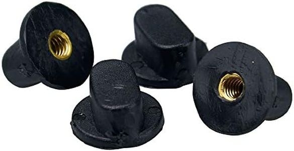 KOOKABURRA Unisex Cricket Helmet Nuts Pack of x4, Black, One Size UK