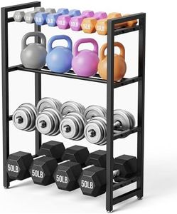 4 Tier Dumbbell Rack, Weight Rack for Home Gym, 1100 lb Capacity