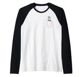 Disney Pinocchio Jiminy Cricket Faux Pocket Raglan Baseball Tee