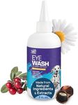 Spanielbuns Dog Eye Drops 7 Oz 200ml,All Natural Ingredients Eye Wash for Dogs and Cats, Cleanses Tear Stains, Mucus, Improves Allergy Symptoms and Dry Eyes