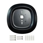 Thermostat Black Decorative Wall Trim Plate Mount Fit for Ecobee3, 3 Lite, 4 (1)