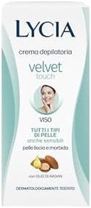 Lycia - Crème Épilatoire Femme Visage, Velvet Touch, Avec des protéines de soie, 50ml