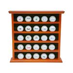 Longridge Golf Balls Display Wood Cabinet 25 Ball