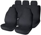 UKB4C Waterproof Black Full Set Front & Rear Car Seat Covers for Rav 4 All Models