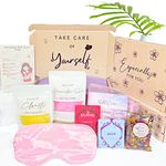 Bellalisia Self Care Gifts for Women. Mindfulness and Wellbeing Gift, A Natural Bath Salts Set for New Mum to Be, Baby Shower Presents, Thinking of You Or Relaxing Get Well Soon Hug in A Box Kit