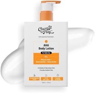 Chemist at Play AHA Body Lotion with 5% Natural AHA| Niacinamide| Shea Butter | For Exfoliating Dry & Dead Skin Cells| Deep Nourishment & Radiant Skin | Skin Brightening Lotion | 236ml