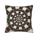 Cushion Covers, Darts Target Throw Pillow Case for Sofa Chair Couch