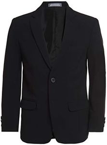 Van Heusen boys Flex Stretch Business Suit Jacket, Black, 20 US