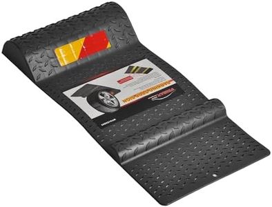 Black Parking Mat, 21" x 10" x 2" Parking Mat (4)