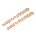 sourcing map 13 Inch Hammer Wooden Handle Wood Handle Replacement for 2 to 4 Lb Hammer Oval Eye 2 Pack