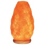 Himalayan Glow Natural Pink Salt Lamp, Crystal Salt Lamp Night Light with (ETL Certified) Brightness Control Dimmer Switch, Wooden Base & Salt Lamps Bulb, 5-7 Lbs