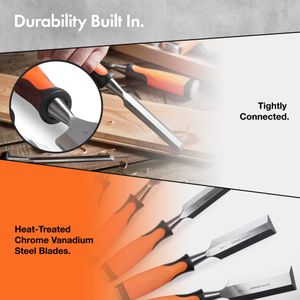 VonHaus 10-Piece Wood Chisel Set – Precision Carpentry Tools
