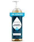 Puracy Laundry Detergent - Liquid Detergent Concentrate, Stain Fighting Enzymes, Natural Laundry Detergent Seen on TikTok, Non-Toxic, Hypoallergenic (Fresh Linen, 16 oz/475 ml, 64 Loads)