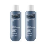 Bare Anatomy Hair Fall Control Shampoo | Provides 5x Hair Fall Control | Adenosine & Peptides | For Dry & Frizzy Hair | Sulphate & Paraben Free | DHT Blocker | Women & Men | 250ml (Pack of 2)