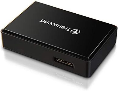 Transcend Lecteur de Cartes mémoire Tout en Un USB 3.0 microSD/SD/CompactFlash/Memory Stick - Noir TS-RDF8K2