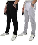 ATXP Men's Stretchable Fit Athletic Track Pants with 2 Deep Pockets | Lower for Men - Ultra-Comfortable, Joggers Ideal for Gym, Running, and Casual Wear in Versatile | Pack of 2, Size XL