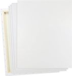 Large Pre Stretched Canvas for Painting 18x24 Pack of 5 Stretched Canvases for Painting Four fold Acrylic Titanium Priming Blank Stretched Canvas Boards for Oil Painting Acrylic Pouring Watercolor...