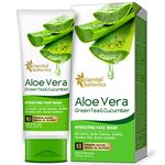 Oriental Botanics Aloe Vera, Green Tea & Cucumber Hydrating Face Wash, 100 ml | Infused with Aloe Vera, Green Tea & Cucumber | Hydrates & Gently Cleanses | No Parabens & Sulphates | Cruelty Free