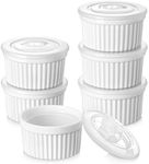 vancasso 8 oz Ramekins with Lid, Po