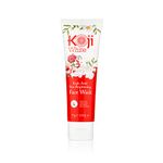 Koji White Kojic Acid Skin Brightening Face Wash for Exfoliating Face, Hydrating Face Moisturizer, Vegan, Even Skin Tone with Vitamin C, Flower Extracts, Vitamin E, Not Tested on Animals, 2.54 Fl Oz