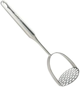 Millvado Potato Masher Stainless Steel, Best Mashed Potatoes Masher Kitchen Tool, 12.5 Inch Potato Smasher For Potatoe, Avocado, Sweet Potato, Beans, Large Heavy Duty Metal Mashing Utensil