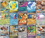 5 Pokemon Ultra Rare Card Lot - V, 