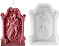 FirstTry Candle Molds I 3D Angel Cute Couple Scented Succulent Mould I for DIY Handmade Ornament, Cake Décor, Aromatherapy, Soap, Resin Epoxy Casting Art Craft Making, Home Office Decoration