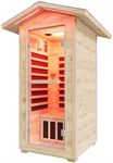 Albott Outdoor Sauna 1 Person, Infr