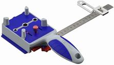 TIVOLY - Guide de Perçage pour Chevilles en Bois - Gabarit pour la Réalisation d'Assemblages Bois avec Tourillons - Perçage Ø 6/8/10mm - Epaisseur Maximum de la Planche de Bois : 50mm