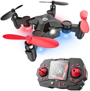Holy Stone HS190 Foldable Mini Nano RC Drone for Kids Gift Portable Pocket Quadcopter with Altitude Hold 3D Flips and Headless Mode Easy to Fly for Beginners