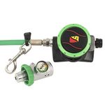 Dive Rite O2 Deco Regulator, Green/Black, One Size (RG5400)