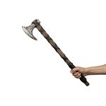 LOOYAR PU Foam Viking Age Middle Ages Medieval Hand Axe Weapon Toy Adult Toy for Berserker Soldier Warrior Costume Battle Play Halloween Cosplay LARP