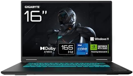Gigabyte GAMING A16 CWH Gaming Laptop - 16.0“, 165Hz WUXGA, Intel core 7-13620H, NVIDIA RTX 5070, 16GB DDR5 5200MHz, 1 x Gen4 1TB SDD, Win 11 Home, 2 Year Warranty, GAMING A16 CWHI3UK894SH