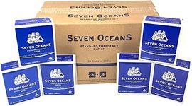 Seven Oceans Emergency Food Ration Biscuits - Camping (500g (1 Pack - 9 Bars))