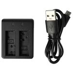 vhbw Quick Charger Dual 2-Way for Ablegrid SJ5000, Acme VR04, VR05, VR06 Replaces GIT-LB101