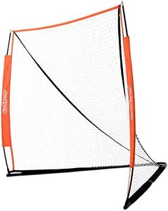 GoSports Regulation Size 6 ft x 6 ft Portable Lacrosse Net - Bow Style Frame with Carrying Case