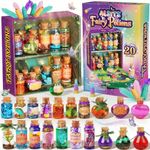 Alritz Fairy Potions Kit, Magic Mix Kit 20 Bottles, Decorations Ornaments Garden Crafts Birthday Gifts Toys for Girls 6 7 8 9 10 Years Old Families Party Outdoor Indoor